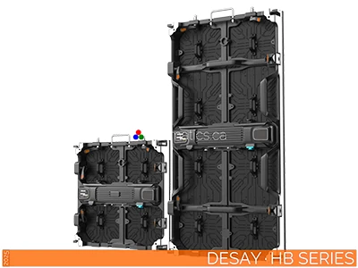 Desay HB Series rugged LED panels for rental and budget installations, delivering reliable performance for indoor and outdoor use. Desay · HB Series · direct view LED panel · indoor outdoor display · installation · rental · stage · exhibit · ease of installation and service · novastar · coex · vmp · review · price · cost · panel