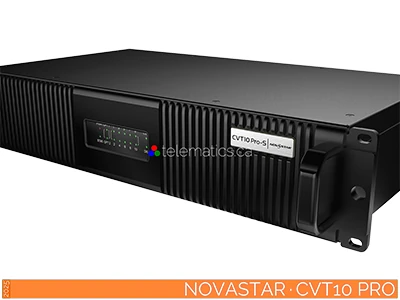 The Art Of Control · NovaStar · Telematics Canada · Accessories Desay A Series LED poster for indoor and outdoor use with mobile, wall, and ceiling mounting, perfect for corporate and retail environments.