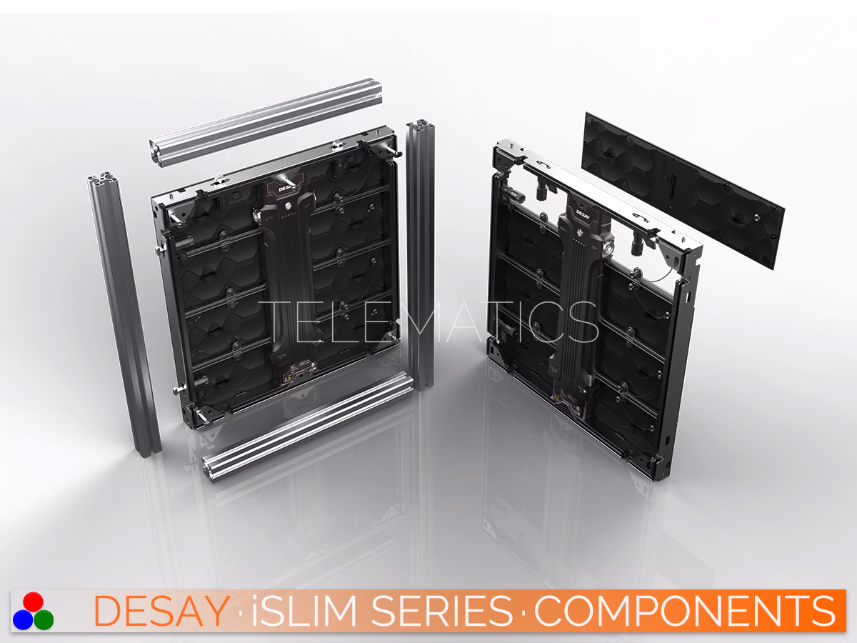 The Art Of LED · Indoor Installation · Desay iSlim Series Desay LED Displays · Indoor · iSlim Series · Telematics Canada Desay Authorized Distributor