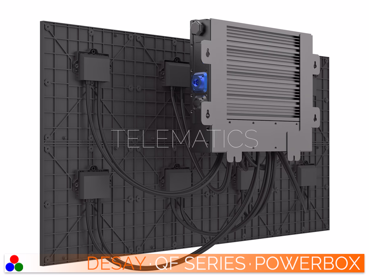 The Art Of LED · Creative Installation · Desay QF Series Desay LED Displays · Creative · QF Series · Telematics Canada Desay Authorized Distributor