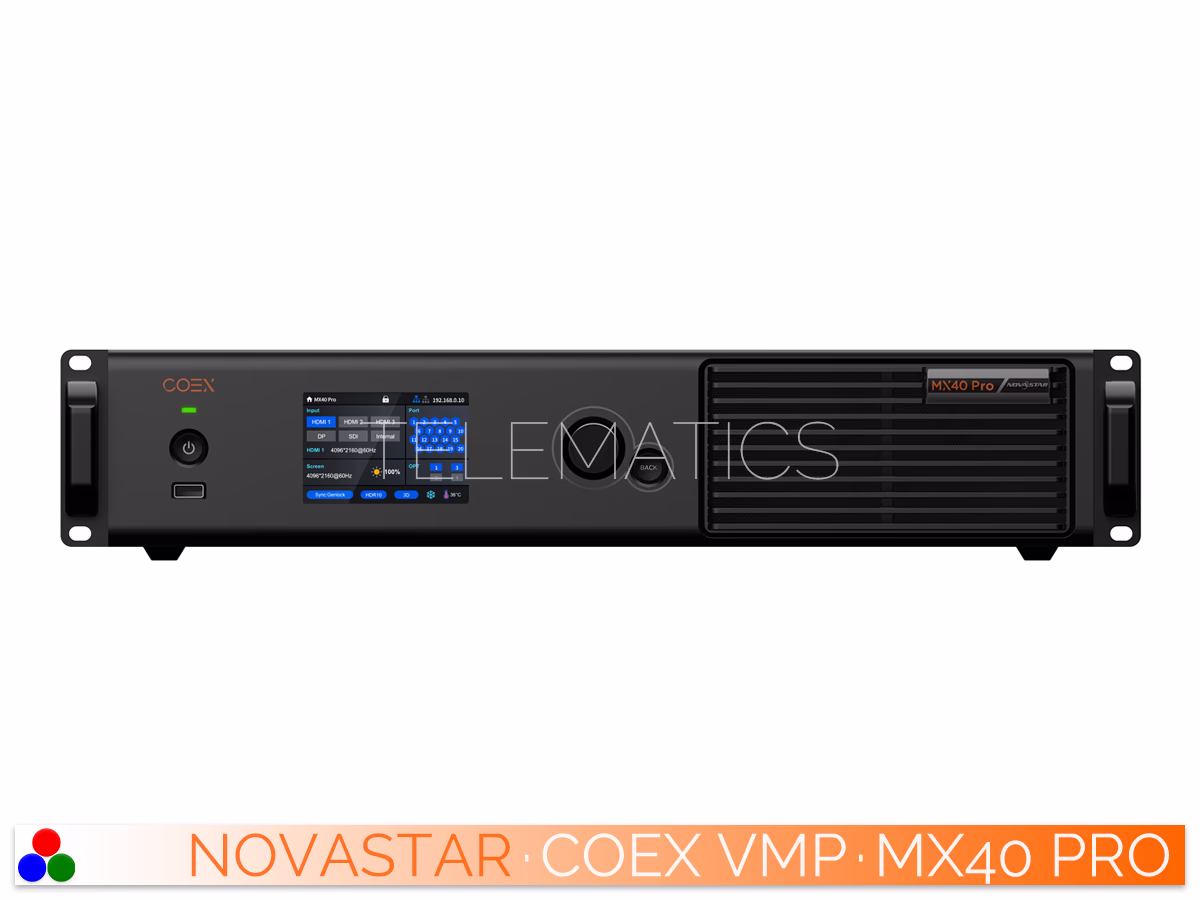 The Art Of Control · COEX Systems · MX Series · MX40 Pro NovaStar Control Systems · COEX Systems · MX Series · MX40 Pro · Telematics Canada NovaStar Authorized Distributor